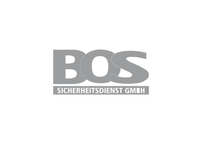 BOS Sicherheitsdienst Logo grau